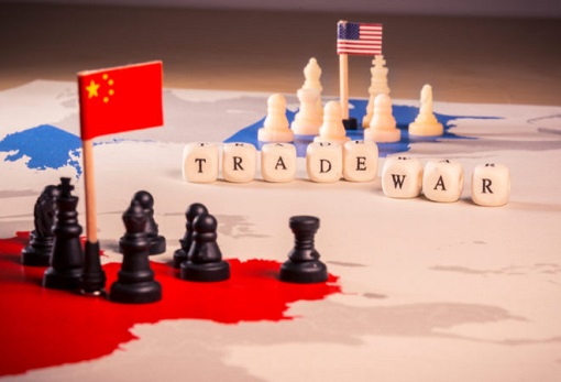 China-United States Trade War - Chess Pieces