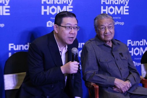 Budget 2019 - FundMyHome - Lim Guan Eng with Mahathir