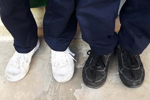 Ministre de l'Education Dr Maszlee Malik - Chaussures blanches Chaussures noires