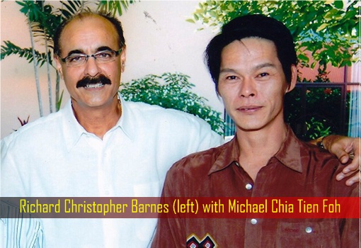 Richard Christopher Barnes with Michael Chia Tien Foh