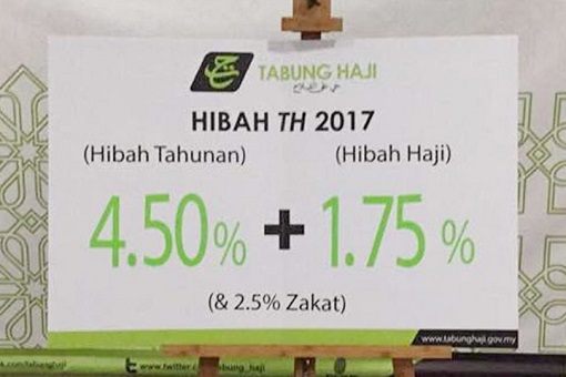 Tabung Haji Pilgrim Fund - Dividend 2017