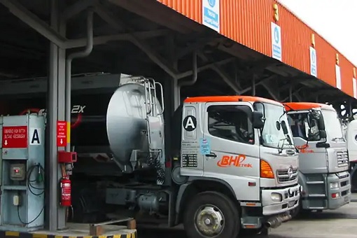 BHP Petrol Truck - Distribution Terminal