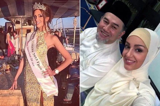 Malaysia King - Sultan Muhammad V - Married Miss Moscow Oksana Voevodina - Muslim