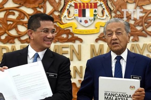 Azmin Ali and Mahathir Mohamad