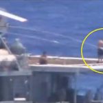 A Russian Destroyer And A US Warship Almost Collided - But The Russian Sailors Just Chilling & Sunbathing