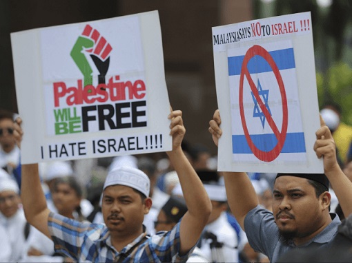 Malay Muslims Protest Against Israel