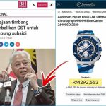 The Return Of GST - PM Ismail Sabri's Audemars Piguet Watch Worth RM292,553 Can Subsidize Thousands Of Chicken