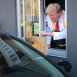 McTrump 2024 – Trump Serves Fries At McDonald’s Drive-Thru, Where Customers Went Wild Except Kamala Harris
