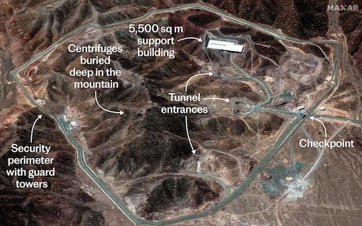 Iran Nuclear Site - Map