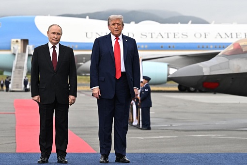 Alaska Summit - Vladimir Putin with Donald Trump - F-35 Fighter Jet