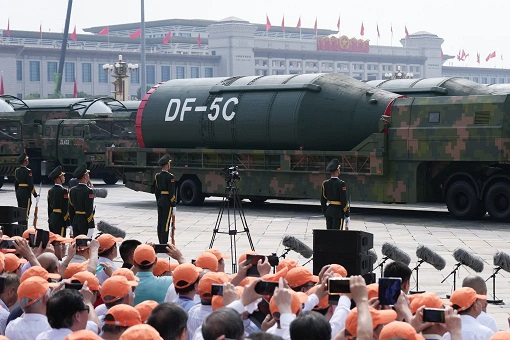 China Military Parade - DF-5C Intercontinental Ballistic Missiles ICBM