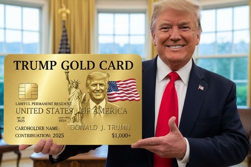 President Donald Trump - Gold Card