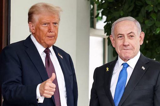 Gaza 20-Point Peace Plan - Donald Trump and Benjamin Netanyahu