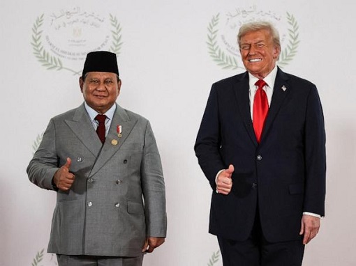 International Peace Summit Egypt - Indonesia President Prabowo Subianto and US President Donald Trump