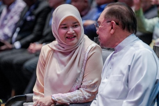 Fadhlina Sidek and Anwar Ibrahim