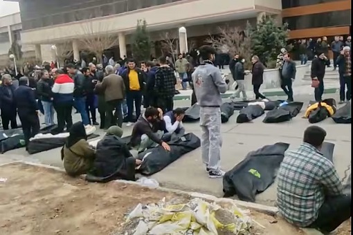 Iran Protest Revolution - Bodies Bags