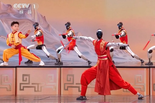 China Robots Kung Fu Performance at 2026 Chinese New Year Gala - Monkey King