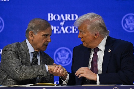 Board of Peace - US President Donald Trump and Pakistan PM Shehbaz Sharif
