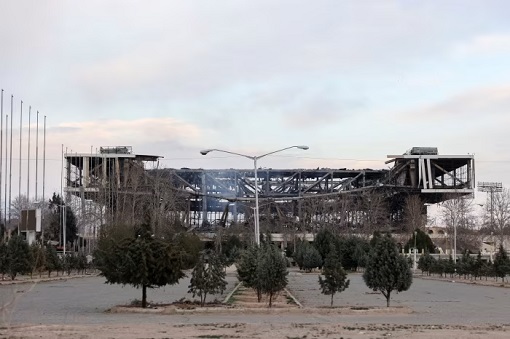 Iran War - Remains of Azadi Stadium in Tehran After Bombed