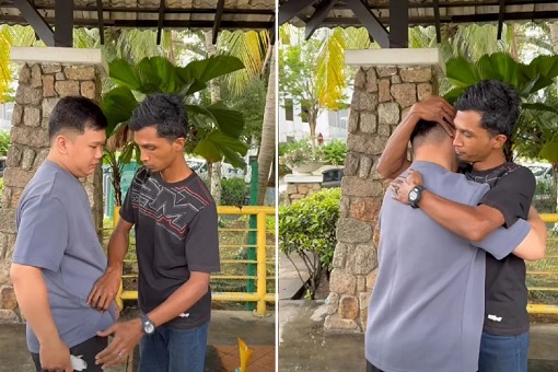 Mechanic and Stranded Motorcyclist - Mohd Yusof and Dicky Yau