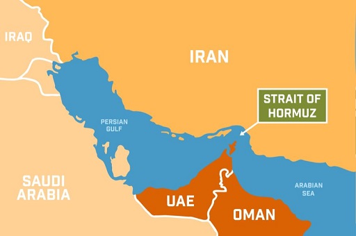 Strait of Hormuz - Map