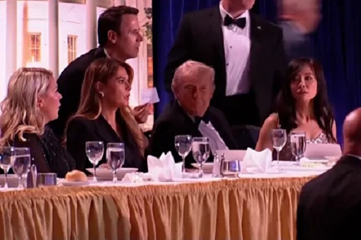 Trump and Melania Reaction - Shooting At White House Correspondents Dinner