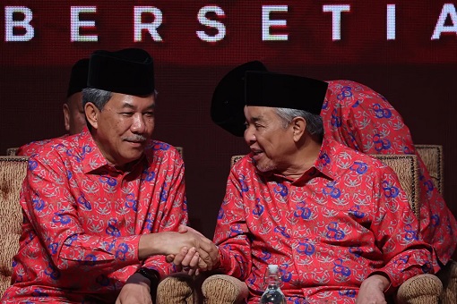 UMNO - President Zahid Hamidi and Deputy President Mohamad Hasan