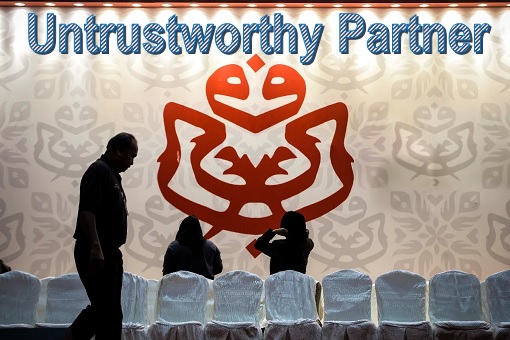 UMNO - Untrustworthy Partner