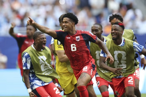 FIFA World Cup 2026 - Cape Verde - Kevin Pina After Scoring A Goal Against Uruguay