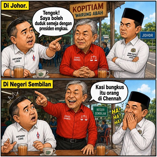Johor and Negeri Sembilan Election - Anthony Loke Played by Zahid